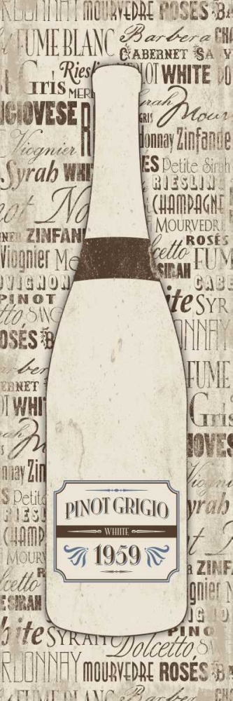 Wall art: VINO CREAM, by Grey, Jace