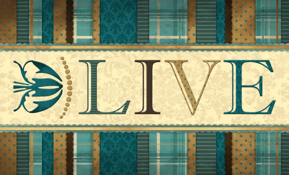 Wall Art Painting id:25802, Name: Live, Artist: Grey, Jace