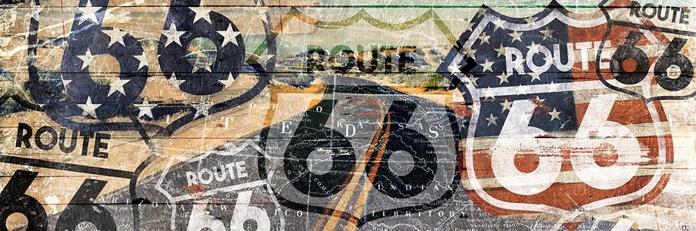Wall art: The Route 66, by Grey, Jace