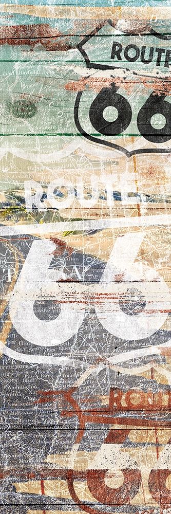 Wall art: USA Route 66 Mate, by Grey, Jace