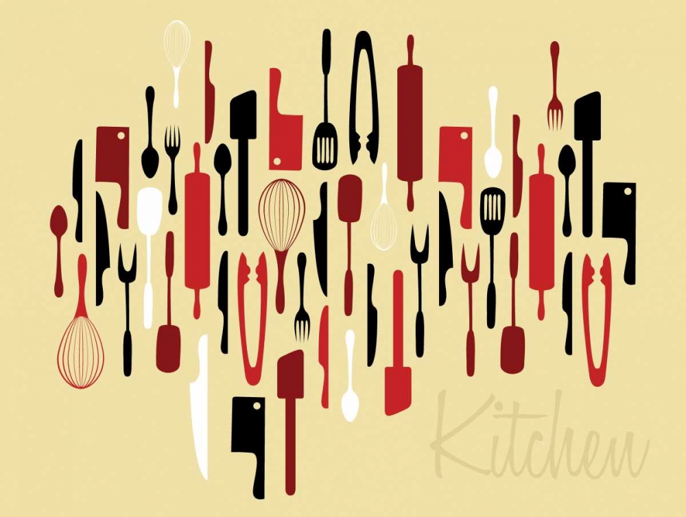 Wall Art Painting id:25923, Name: Kitchen Utensils II, Artist: Grey, Jace