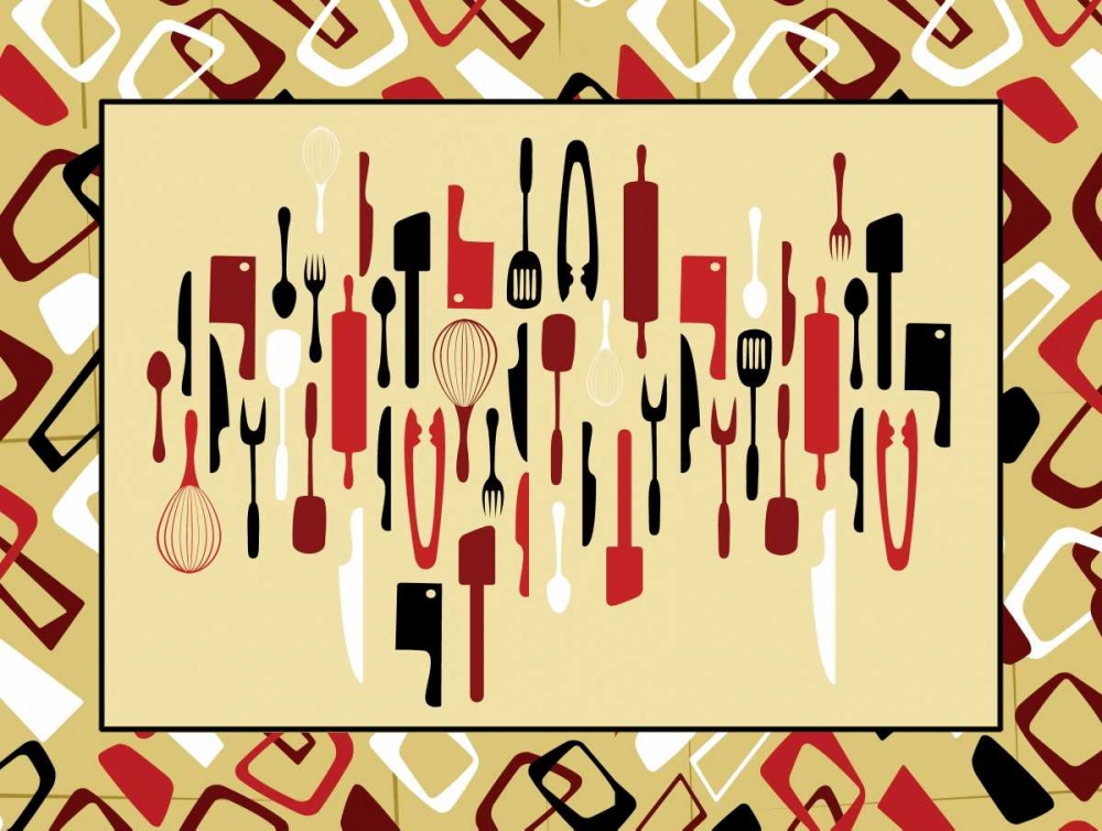 Wall Art Painting id:25924, Name: Kitchen Utensils III, Artist: Grey, Jace