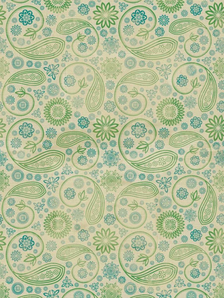 Wall art: Cool Paisley, by Grey, Jace