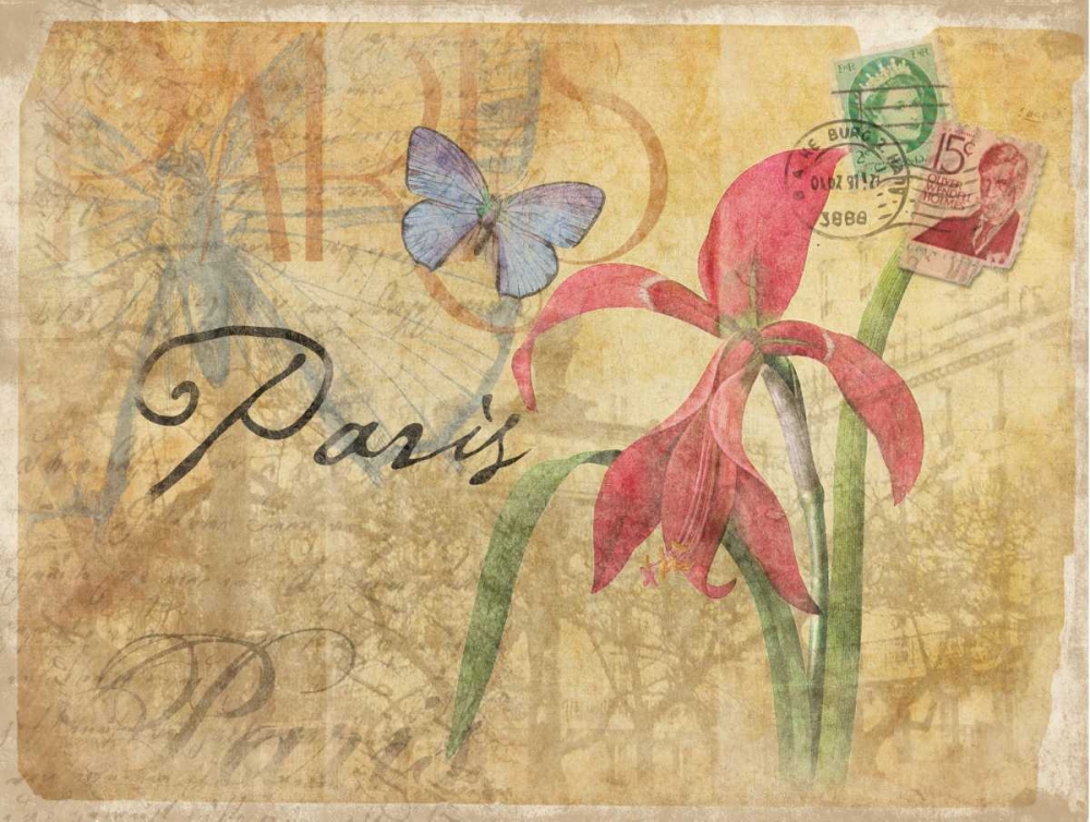 Wall Art Painting id:26002, Name: Paris Postcard 3, Artist: Grey, Jace