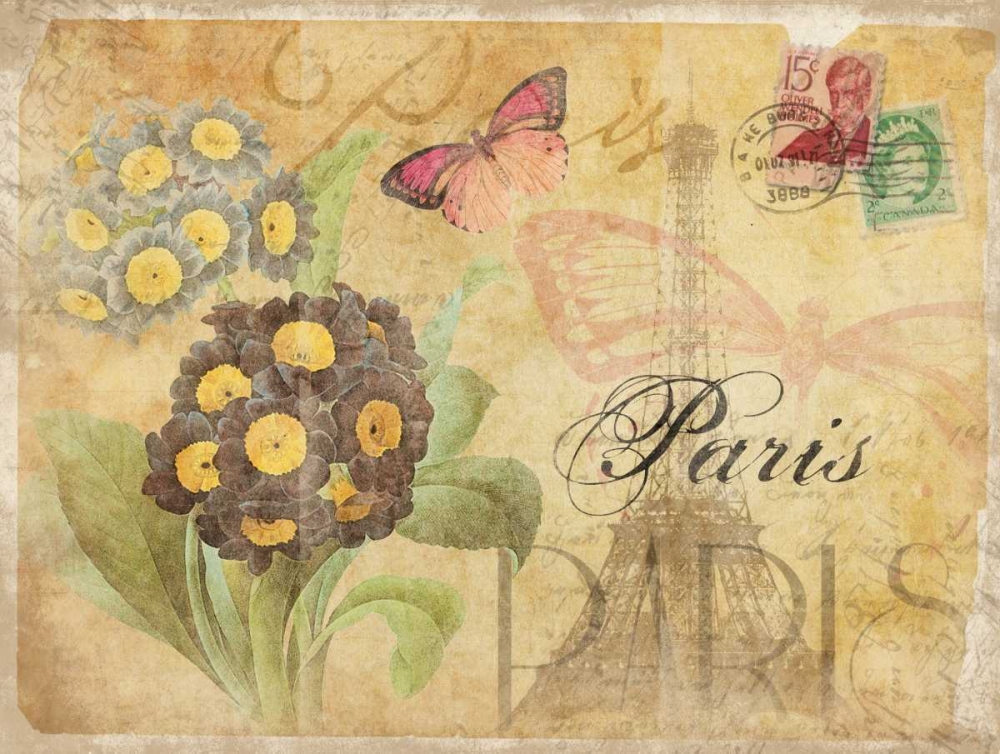 Wall Art Painting id:26004, Name: Paris Postcard 5, Artist: Grey, Jace
