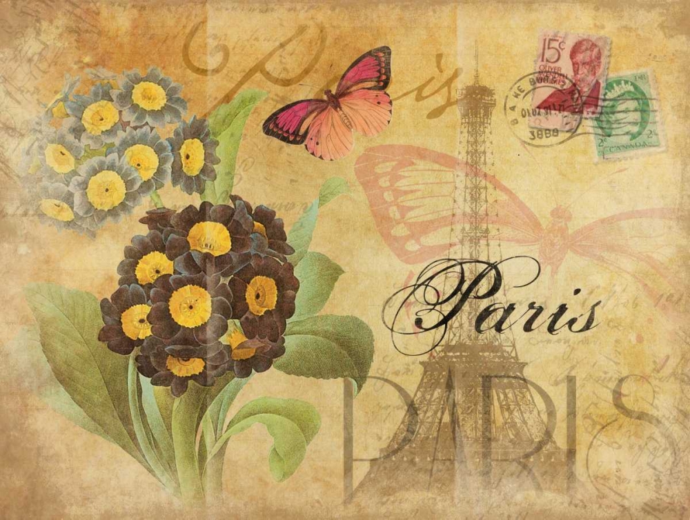 Wall Art Painting id:26005, Name: Paris Postcard 6, Artist: Grey, Jace