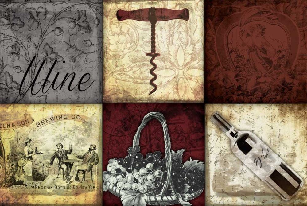 Wall art: Wine Patch, by Grey, Jace