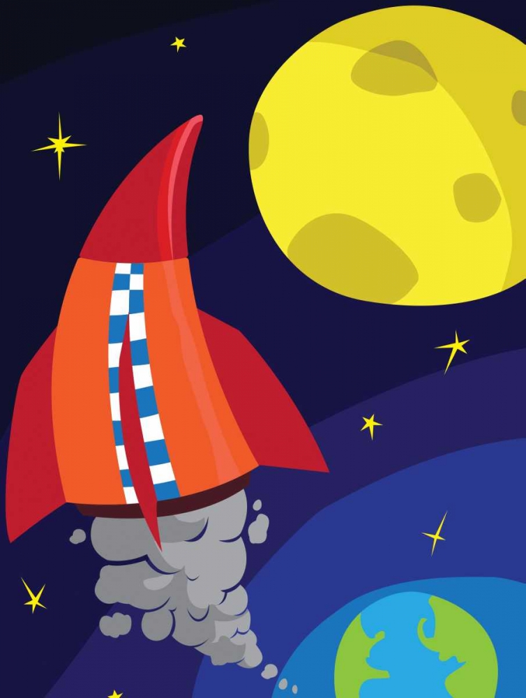 Wall Art Painting id:26127, Name: Rocket A, Artist: Grey, Jace