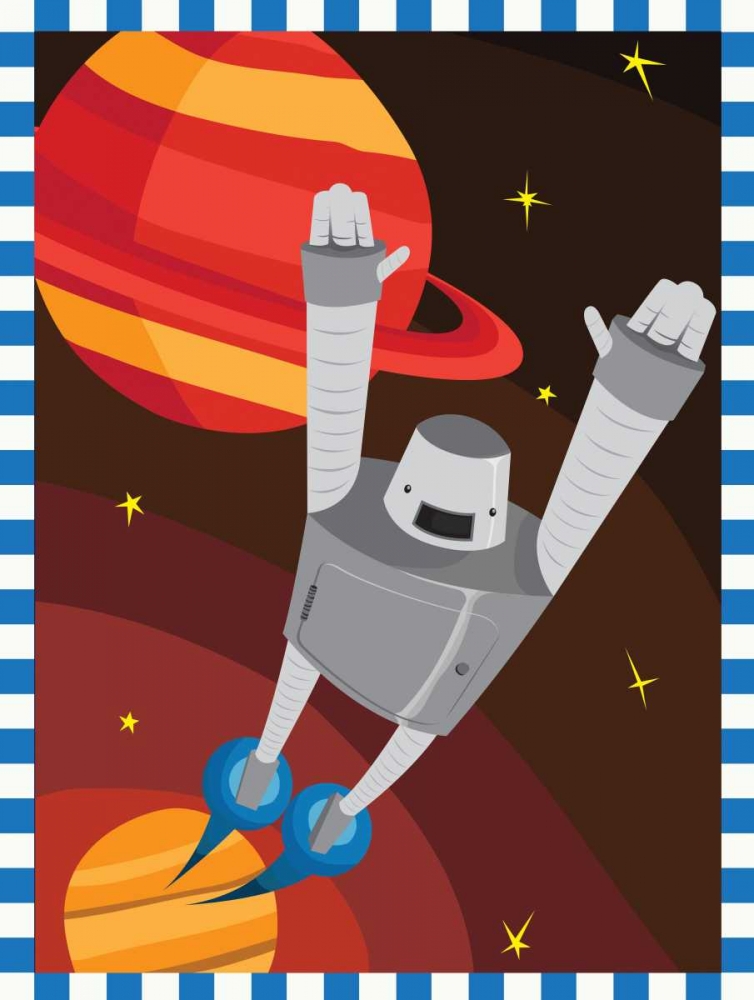 Wall art: Robots, by Grey, Jace