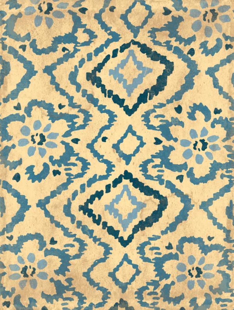 Wall Art Painting id:26194, Name: Blue Ikat, Artist: Grey, Jace