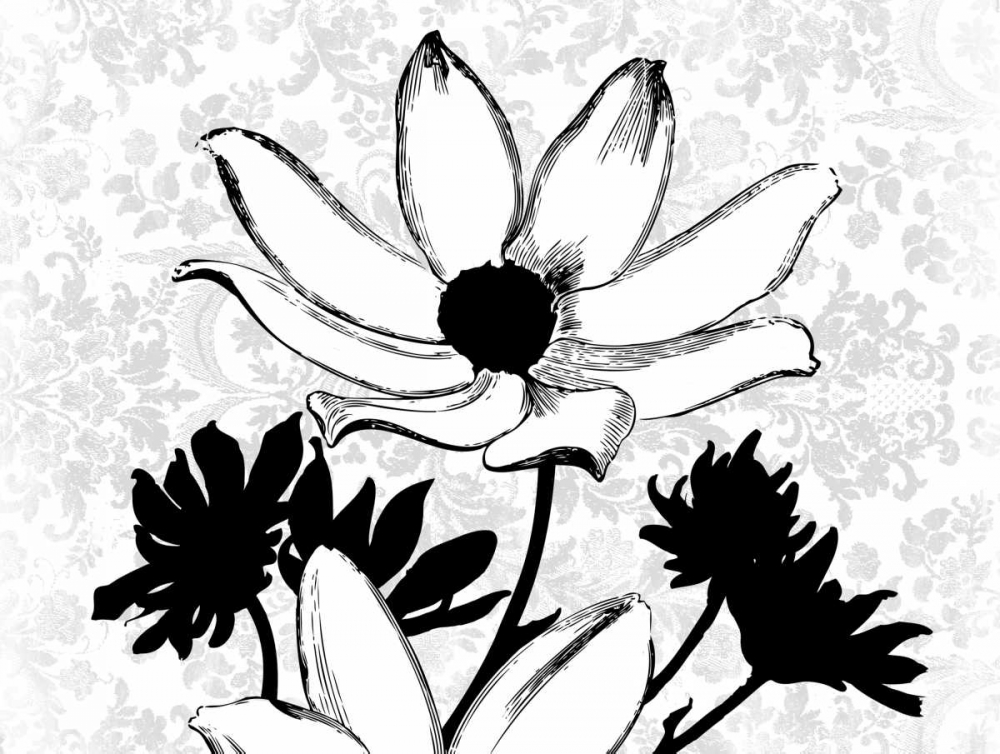 Wall art: Simple Floral, by Grey, Jace