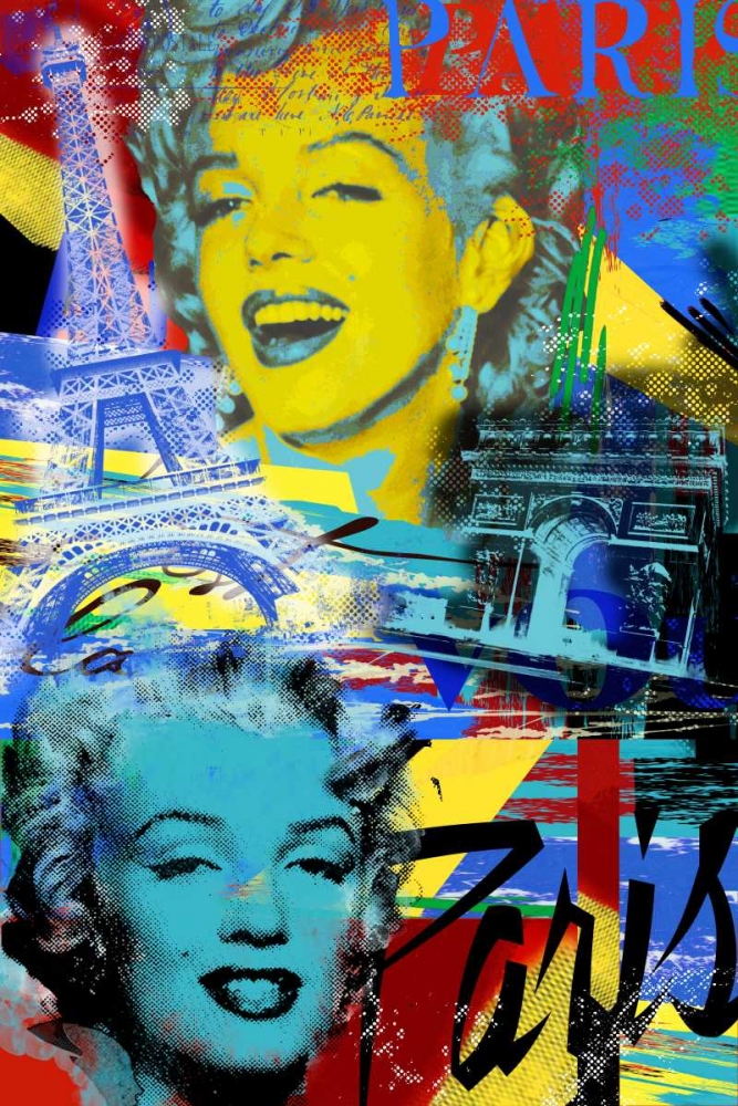 Wall Art Painting id:21786, Name: Marilyn Paris, Artist: Grey, Jace
