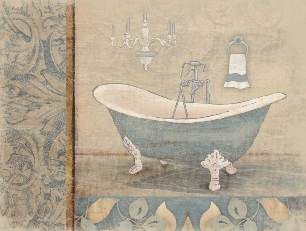 Wall Art Painting id:26547, Name: Bath blue, Artist: Grey, Jace