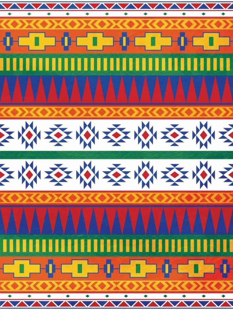 Wall Art Painting id:86455, Name: Aztec Patterned Mate Colors, Artist: Grey, Jace