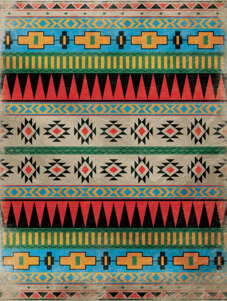 Wall Art Painting id:37828, Name: Aztec Pattern 2, Artist: Grey, Jace