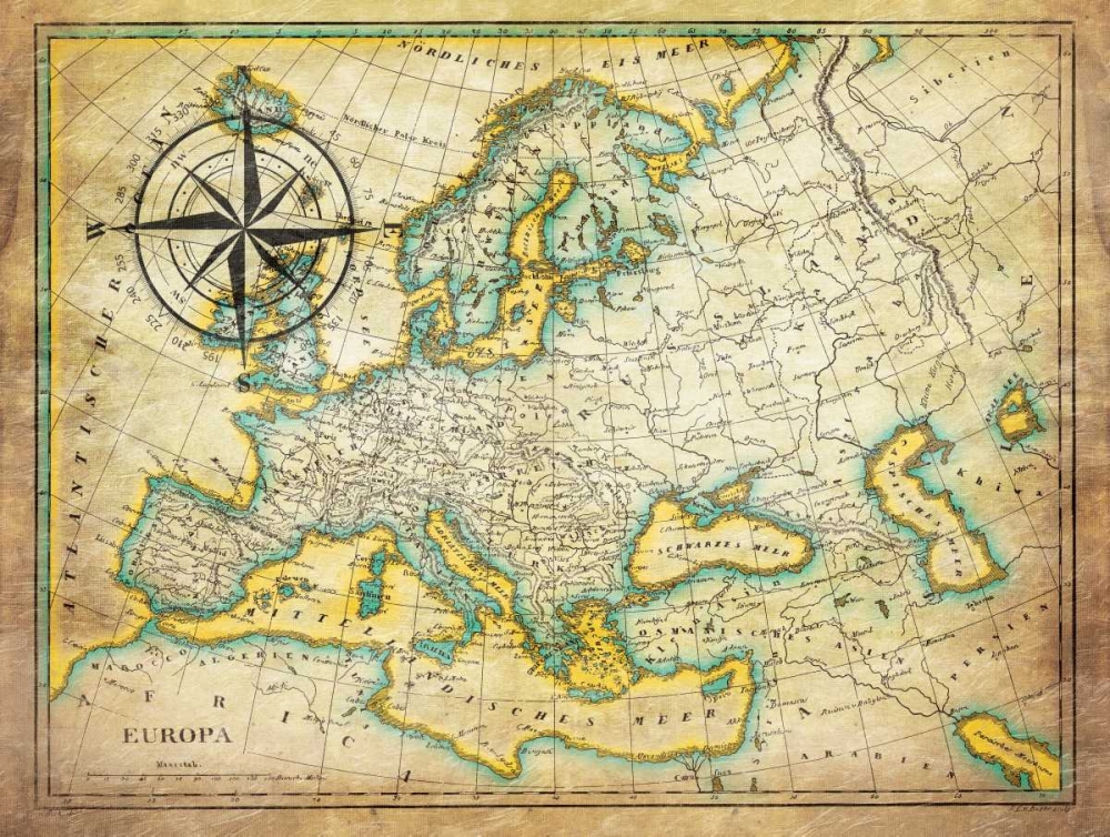 Wall Art Painting id:37738, Name: Tropical map, Artist: Grey, Jace