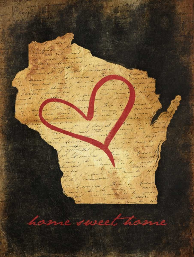 Wall Art Painting id:86462, Name: Home Sweet Home WI, Artist: Grey, Jace