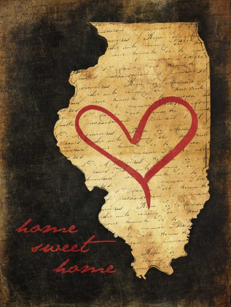 Wall Art Painting id:86464, Name: Home Sweet Home IL, Artist: Grey, Jace