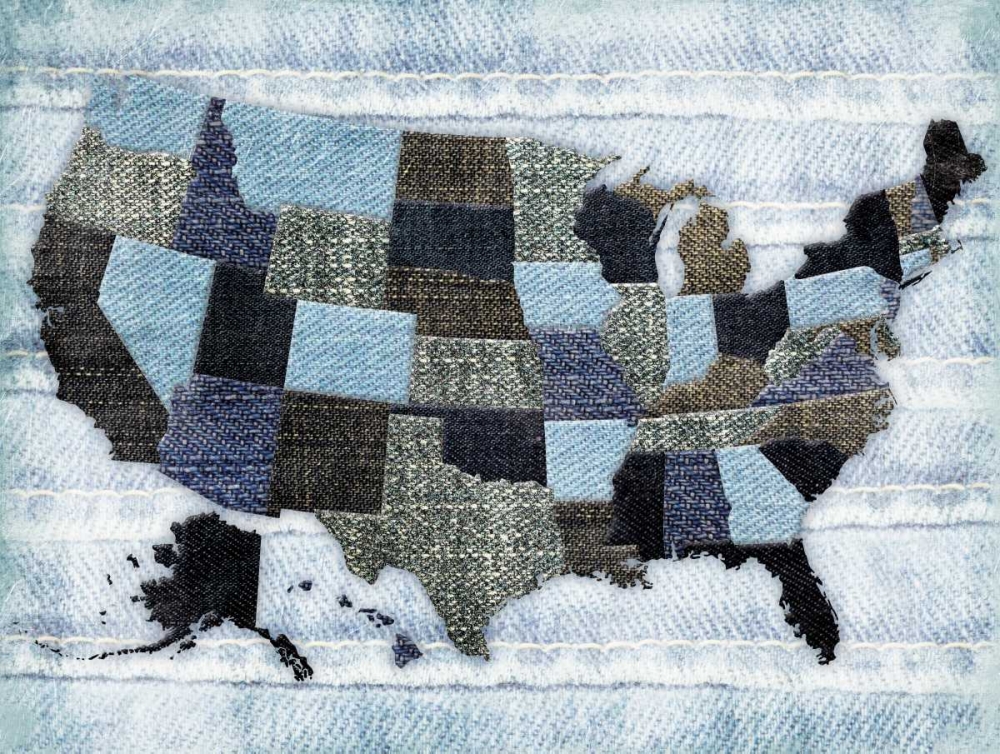 Wall art: Jeans In The USA, by Grey, Jace