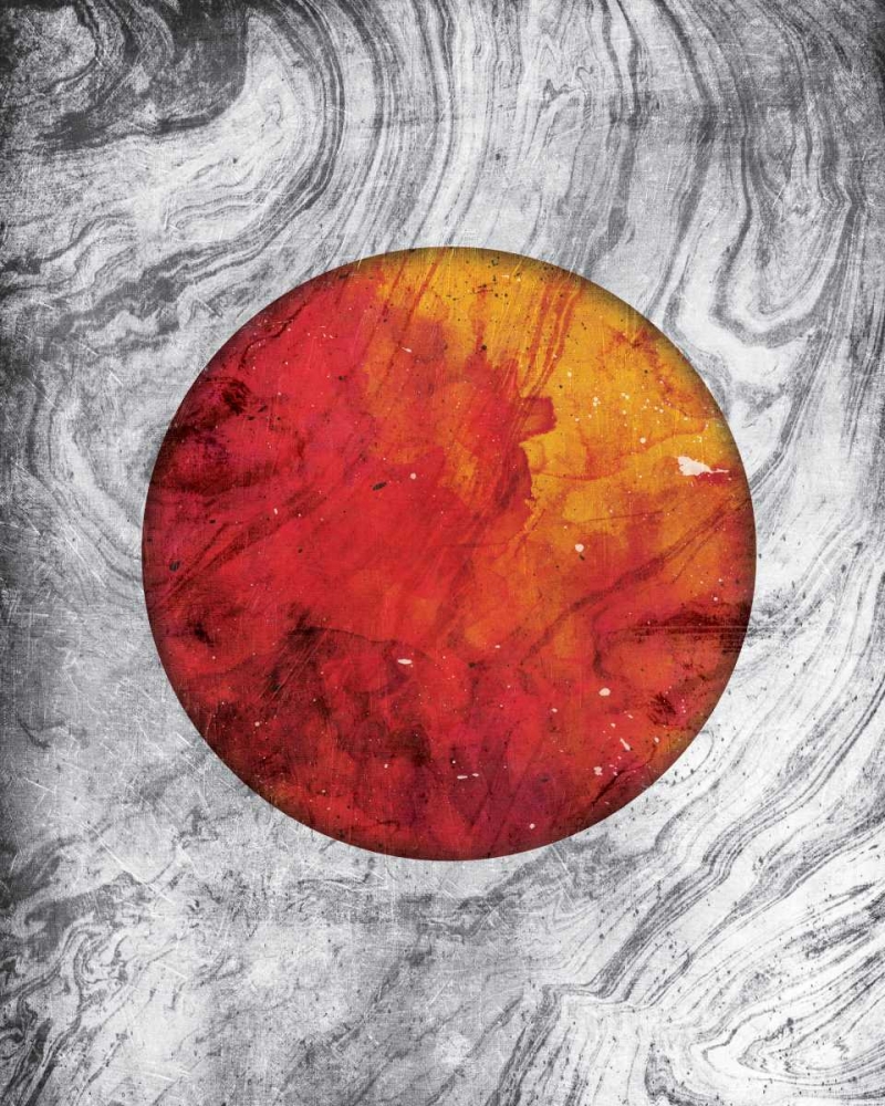 Wall art: Marble Mars, by Grey, Jace