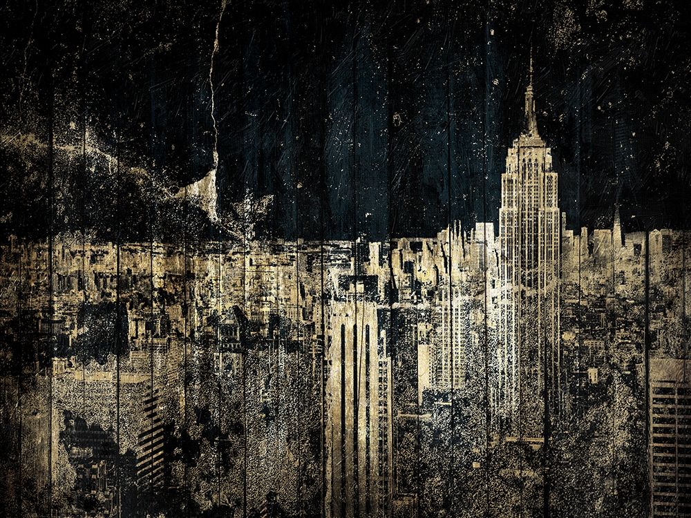 Wall art: The Golden City, by Grey, Jace