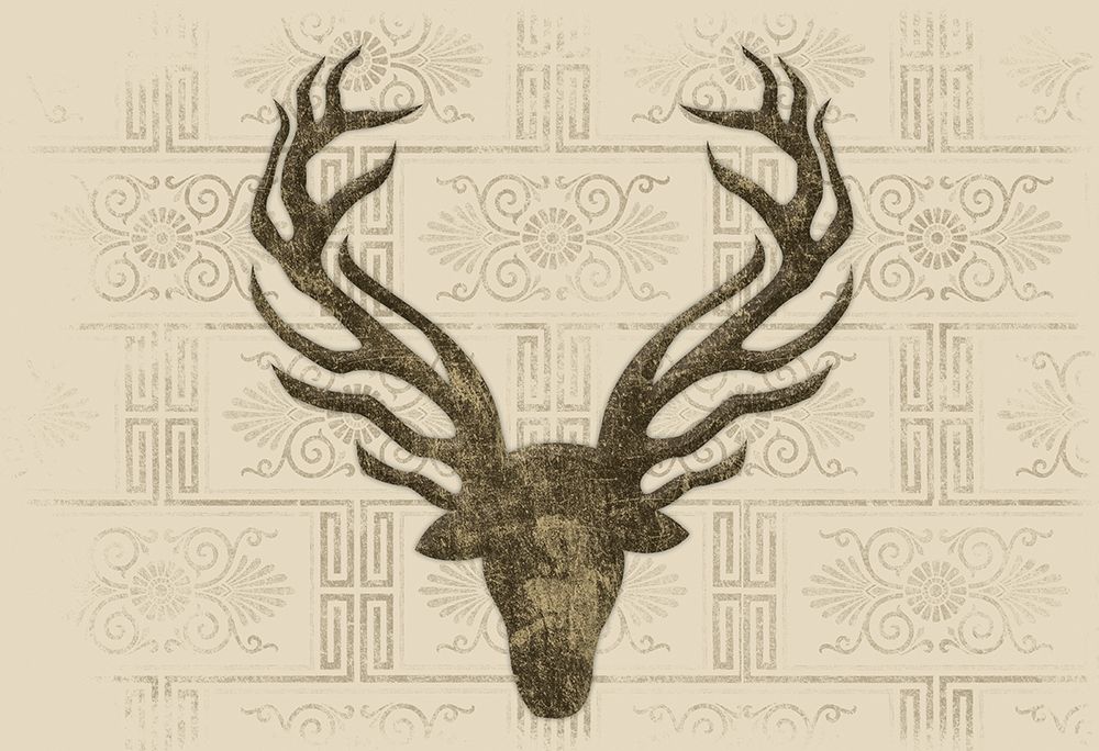 Wall art: Aged Deer, by Grey, Jace