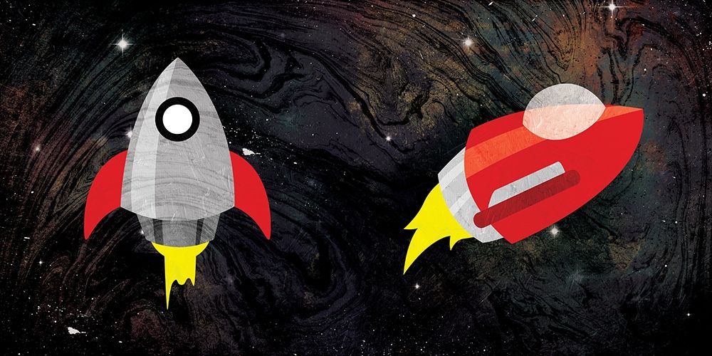 Wall Art Painting id:330533, Name: Rockets, Artist: Grey, Jace