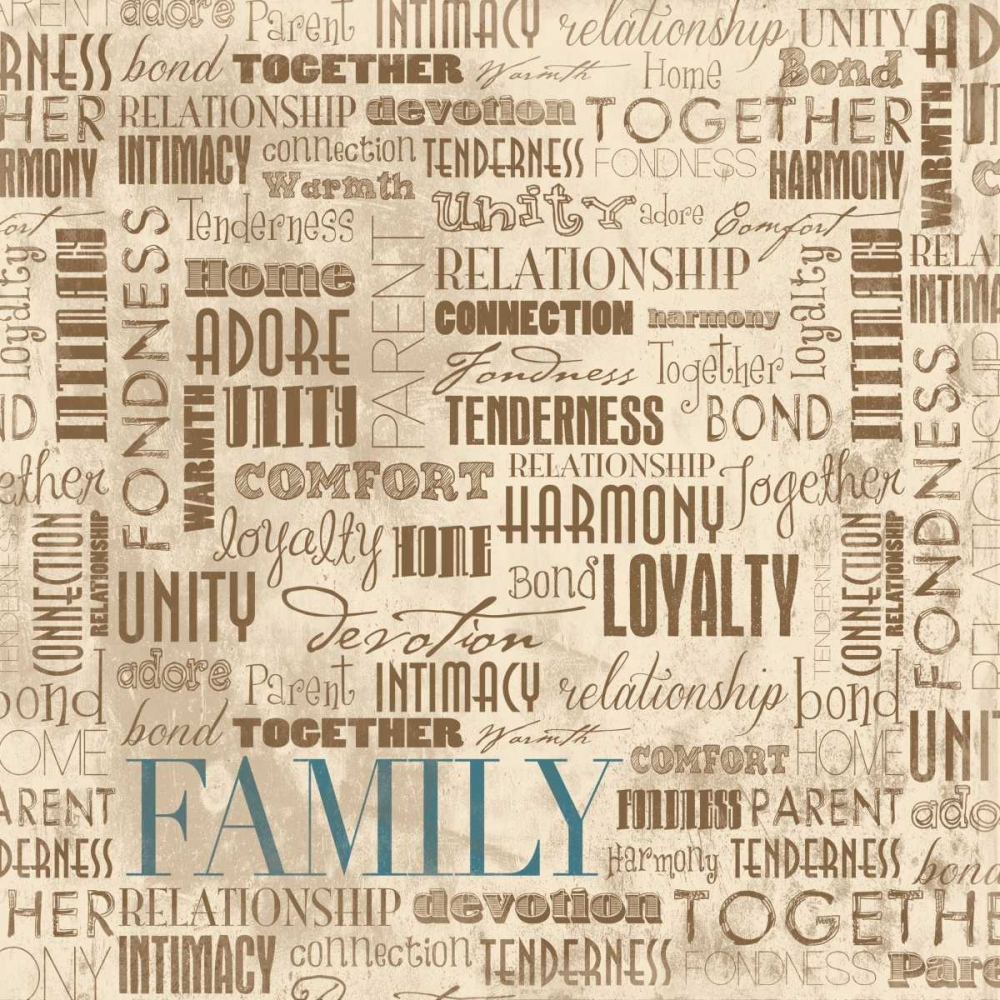 Wall Art Painting id:26875, Name: FAMILY, Artist: Grey, Jace