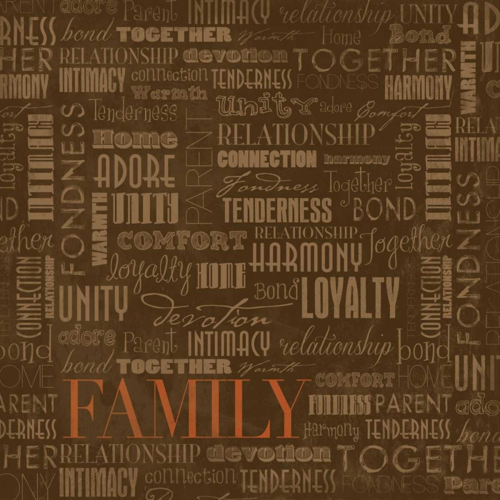 Wall Art Painting id:26879, Name: FAMILY, Artist: Grey, Jace