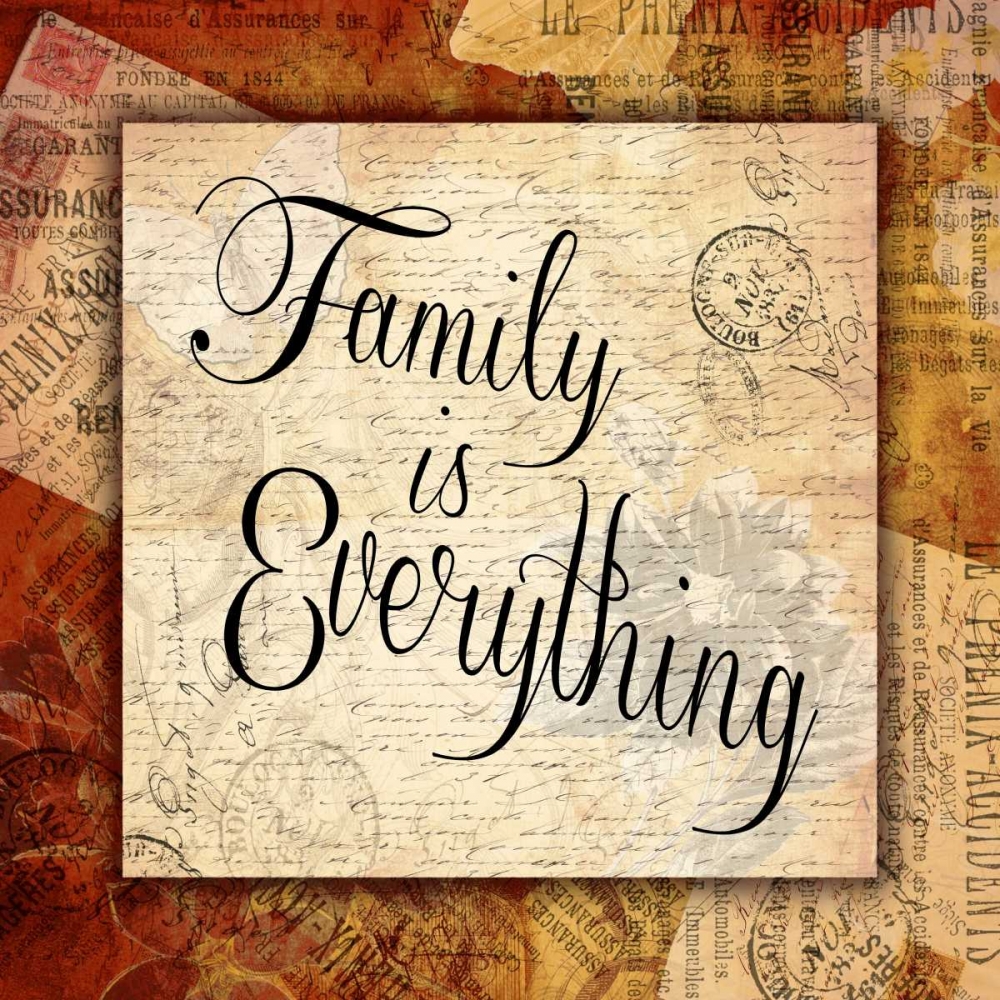 Wall Art Painting id:26983, Name: FAMILY IS EVERYTHING, Artist: Grey, Jace