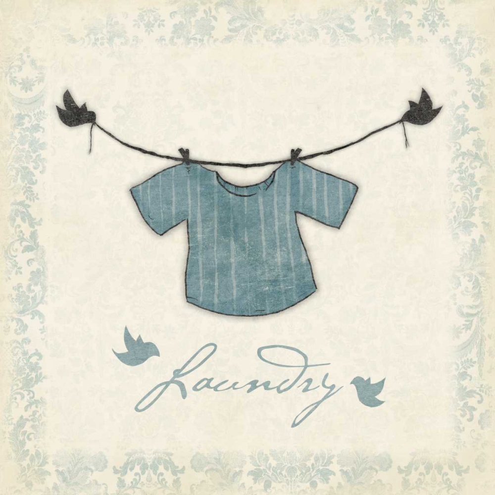 Wall art: Laundry shirt, by Grey, Jace