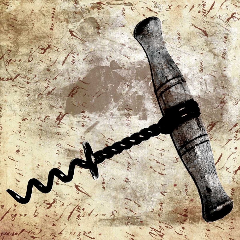 Wall art: Cork screw, by Grey, Jace