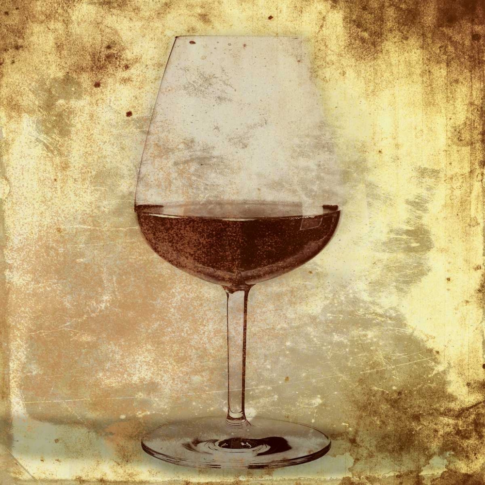 Wall art: Wine glass, by Grey, Jace