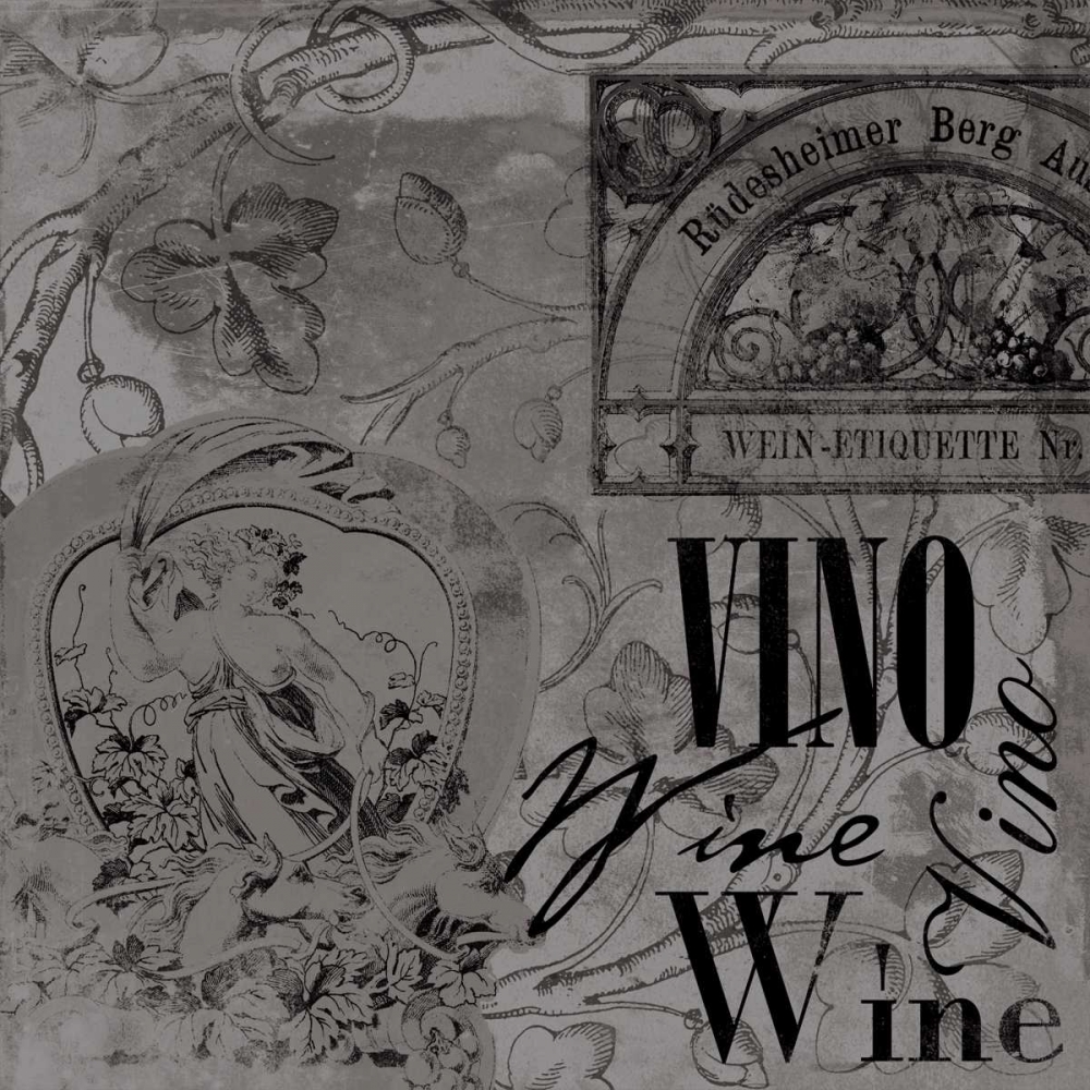 Wall art: Wine labels 2, by Grey, Jace