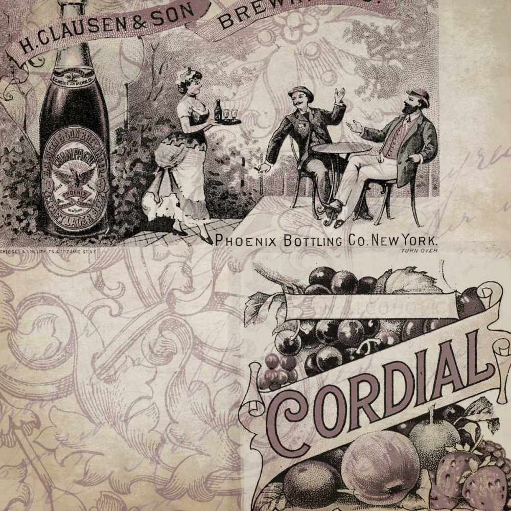 Wall art: Wine Label1, by Grey, Jace