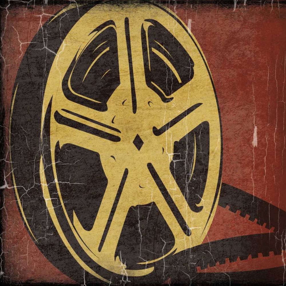 Wall art: Cinema red, by Grey, Jace