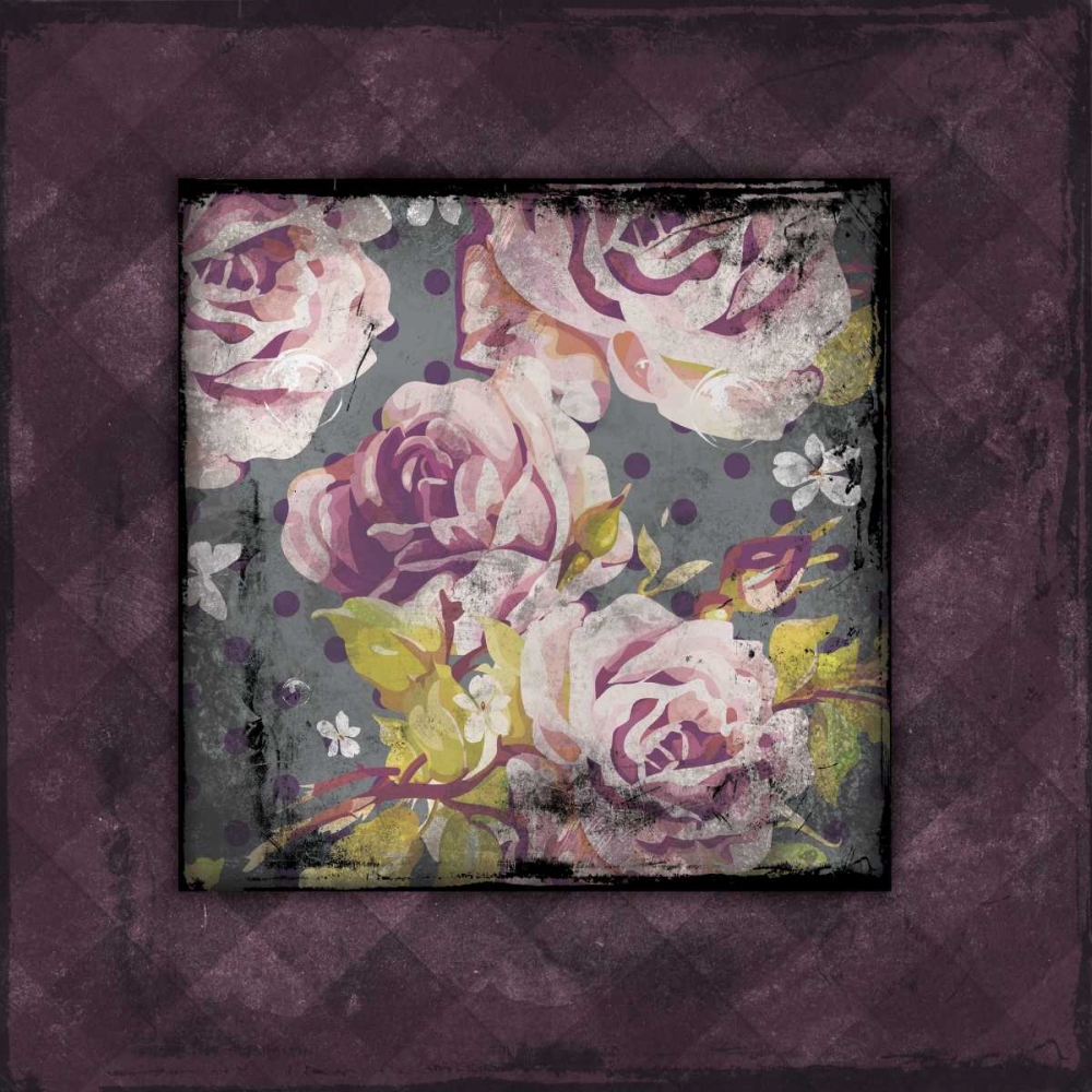 Wall Art Painting id:27238, Name: Flower Patch Bordered, Artist: Grey, Jace
