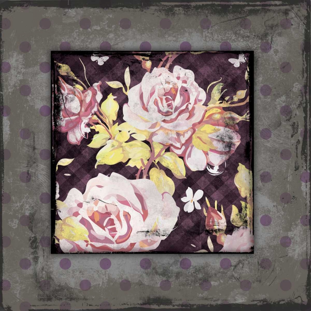 Wall Art Painting id:27239, Name: Flower Patch Bordered Mate, Artist: Grey, Jace