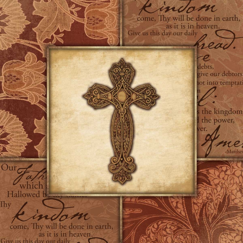 Art Print: Cross Bordered