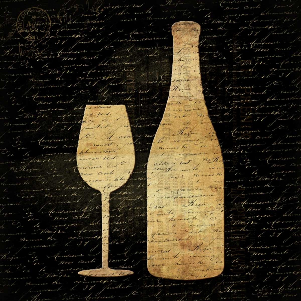 Wall art: Wine Shadows B2, by Grey, Jace