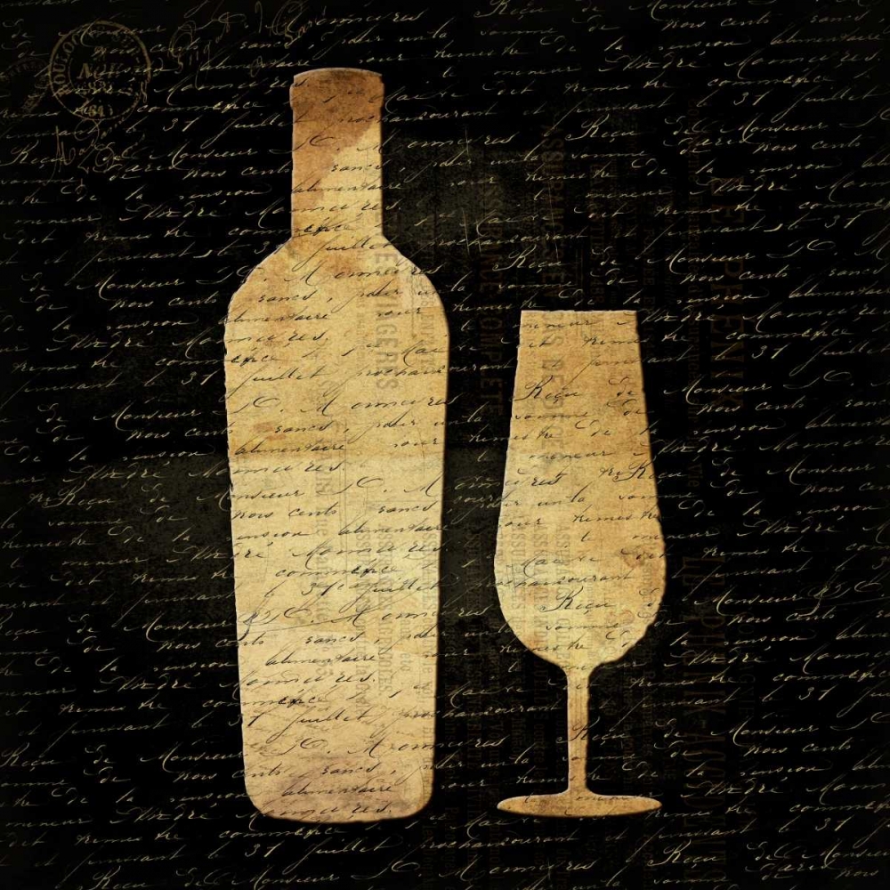 Wall art: Wine Shadows C2, by Grey, Jace