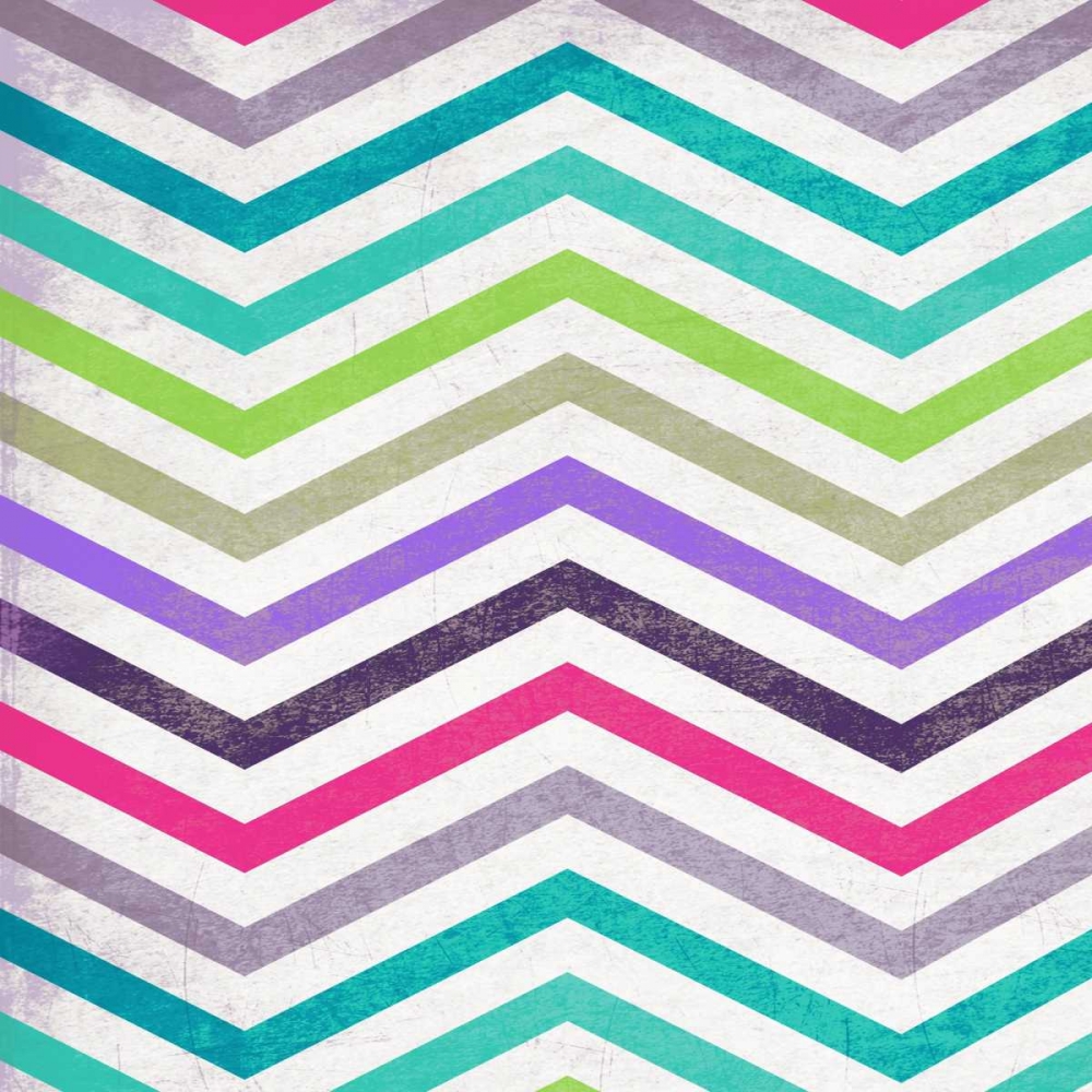Wall art: Glow ZigZag Mate, by Grey, Jace