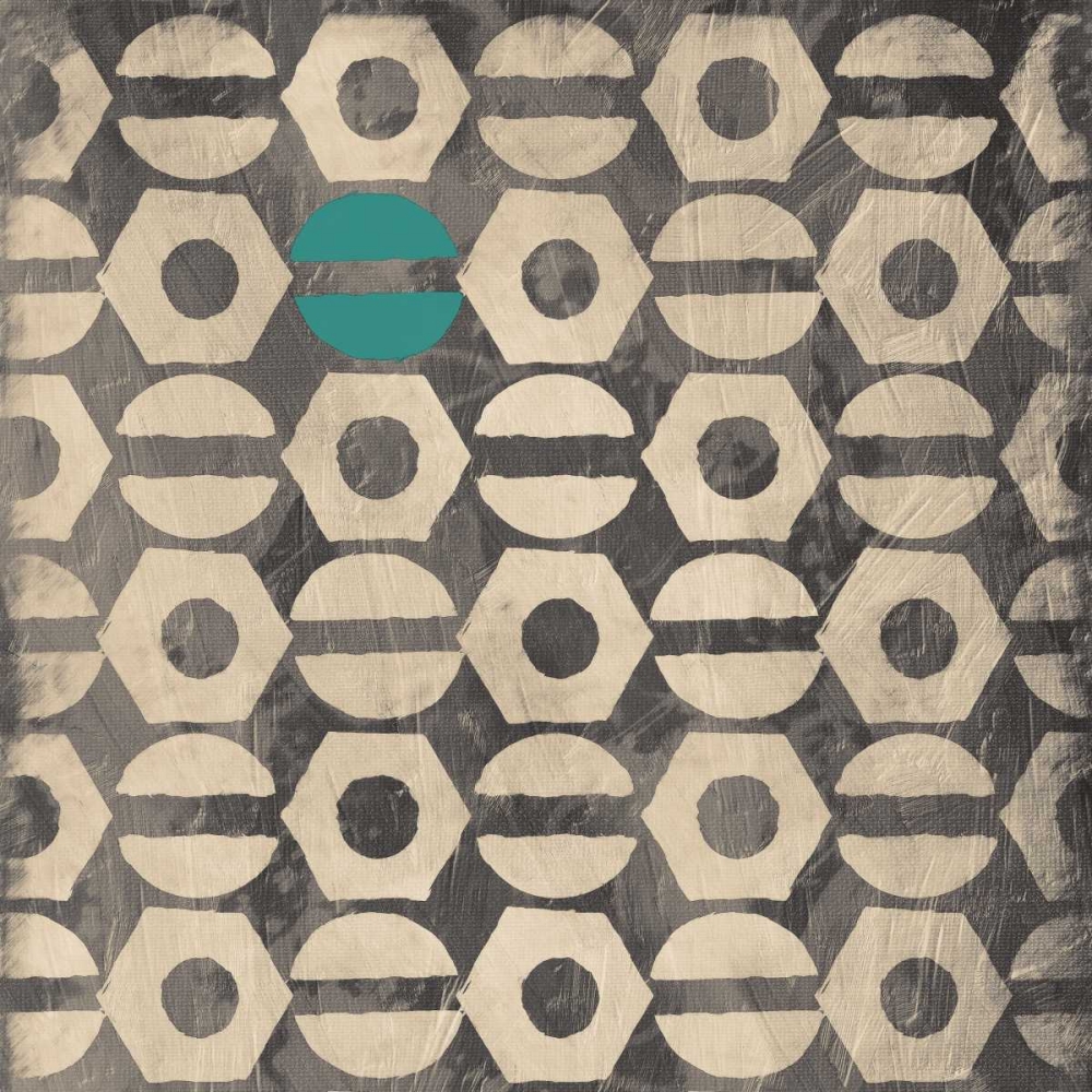 Wall art: Teal Screw, by Grey, Jace