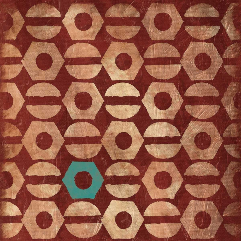 Wall art: Teal Bolt, by Grey, Jace