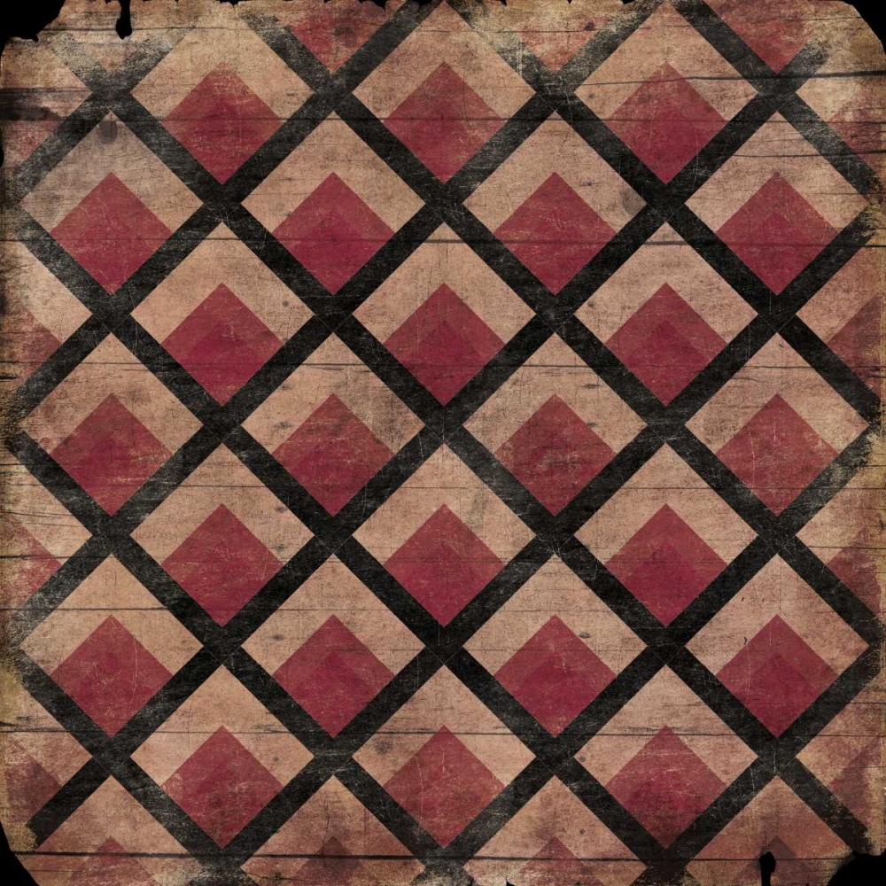 Wall art: Ox Blood Pattern, by Grey, Jace