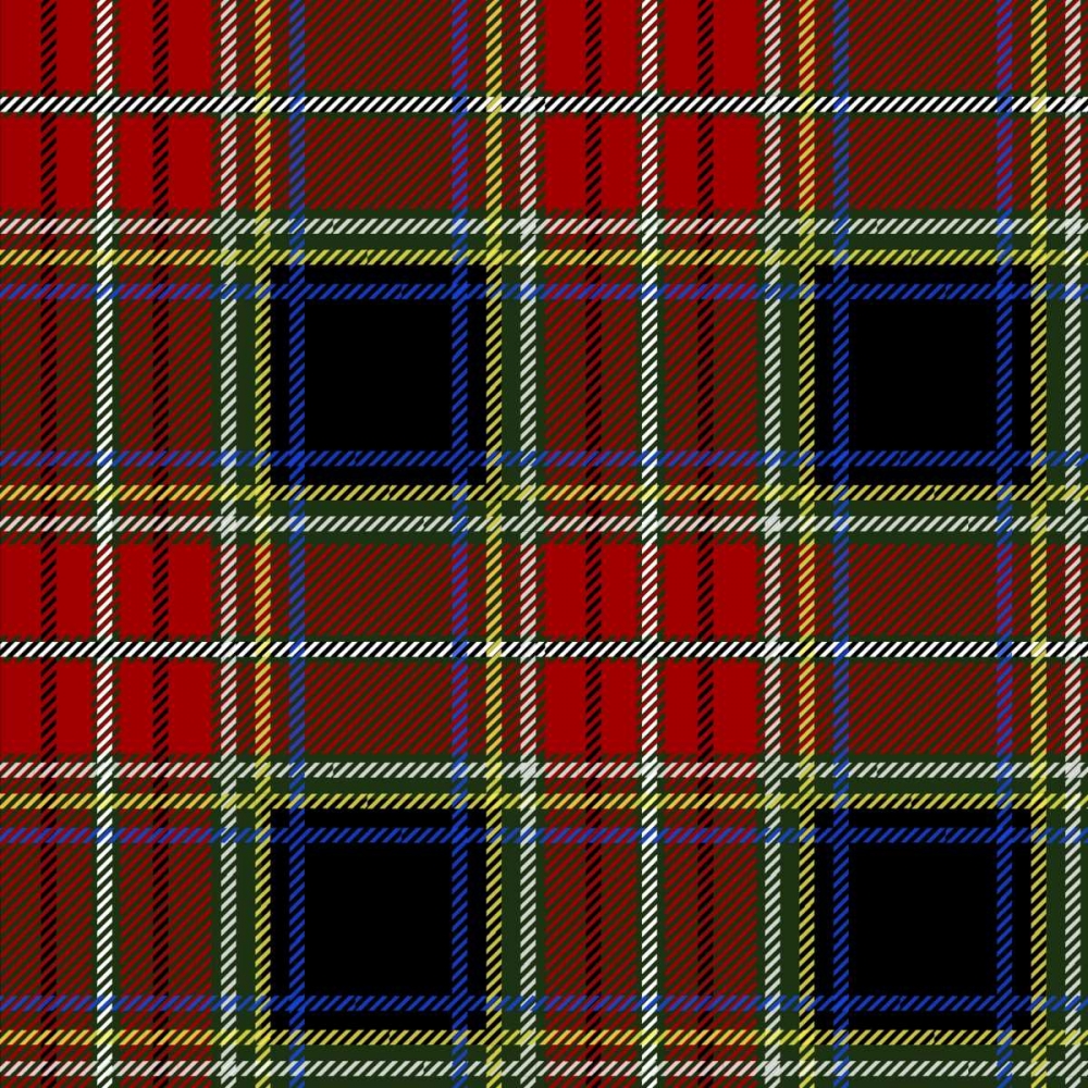 Wall art: Red Black Blue Plaid, by Grey, Jace