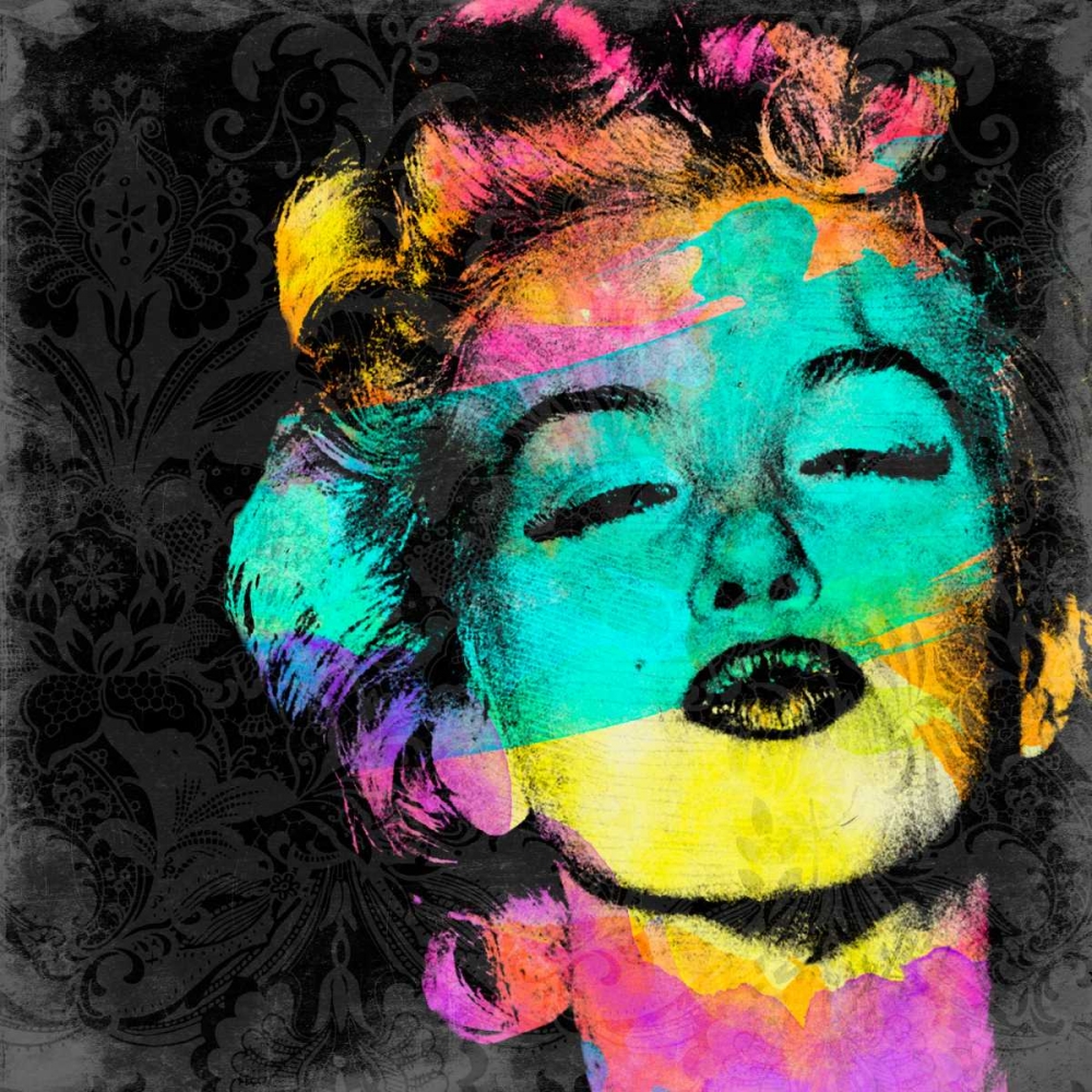 Wall art: Monroe Watercolor Mate Noborder, by Grey, Jace