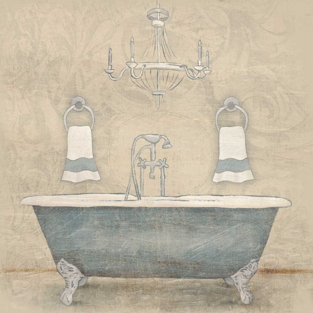 Wall Art Painting id:37782, Name: Blue Bath 2, Artist: Grey, Jace