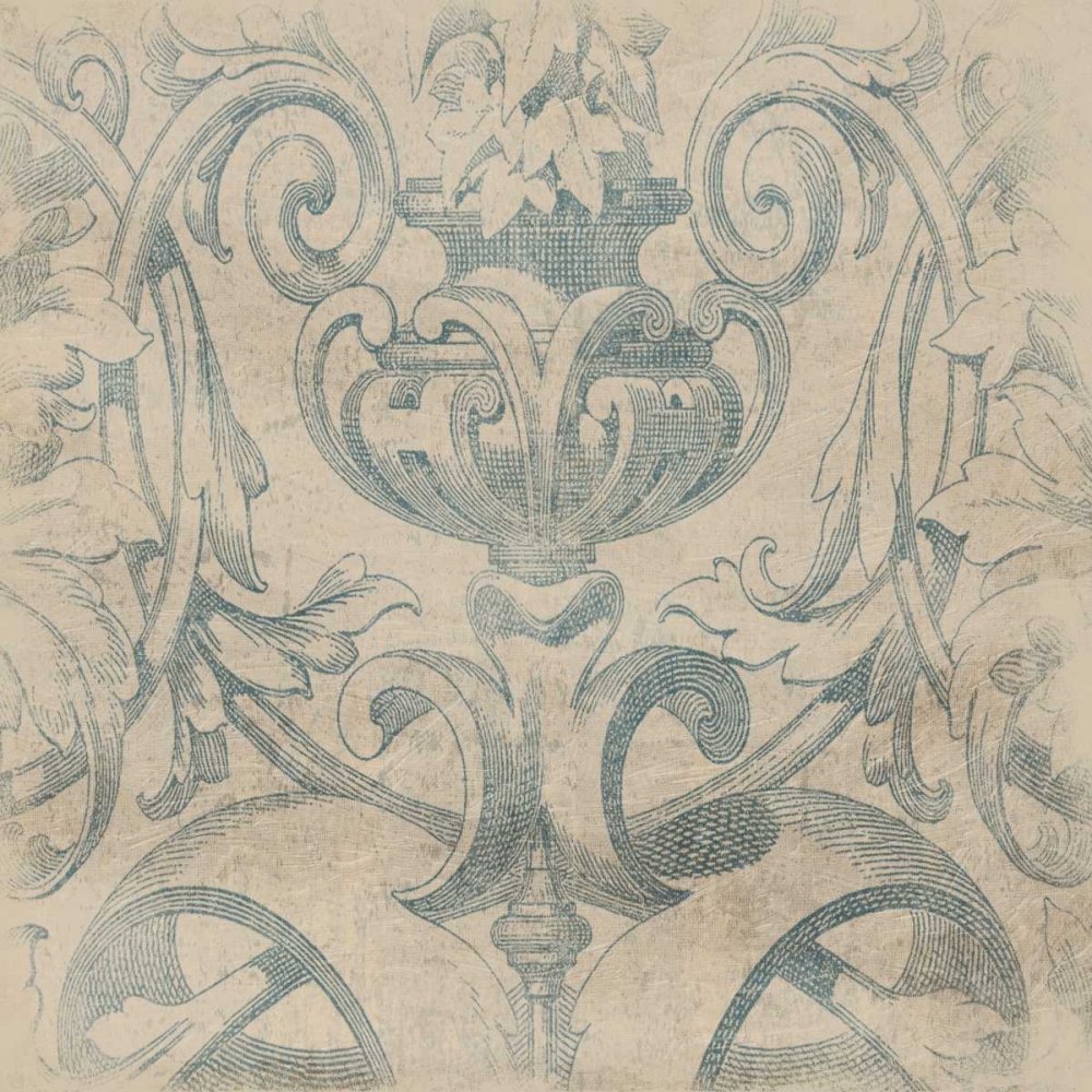 Wall art: Blue Pattern, by Grey, Jace