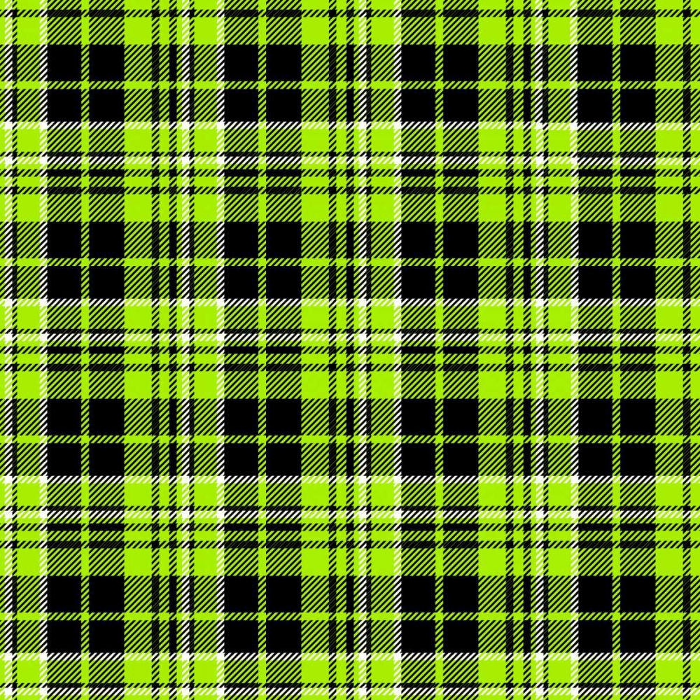 Wall art: Lime Plaid, by Grey, Jace
